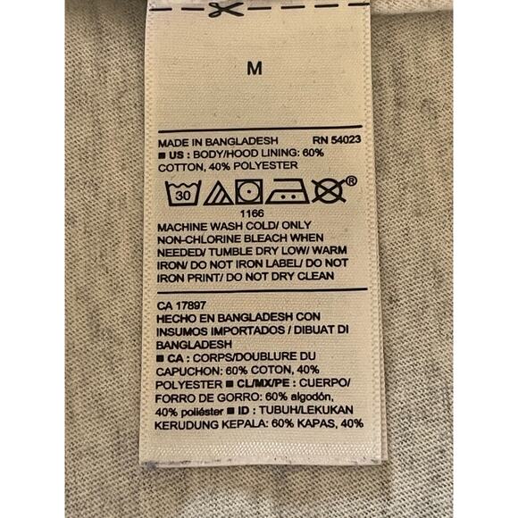 Old Navy Color-Blocked Pullover Raglan Hoodie Medium - Picture 5 of 6